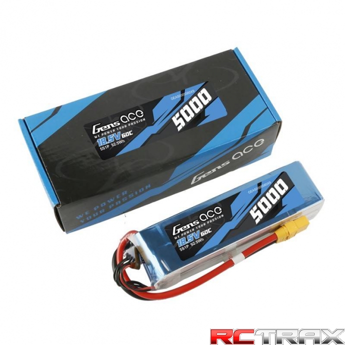 Akumulator LiPo Gens Ace Bashing 5000mAh 18.5V 60C 5S1P - XT90