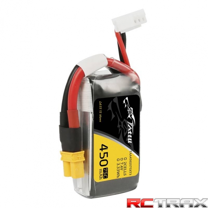 Akumulator Tattu 450mAh 7.4V 75C 2S1P