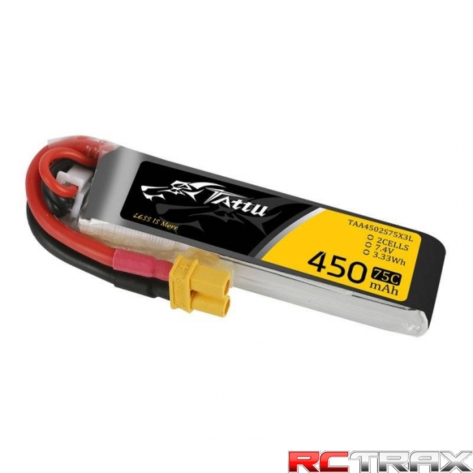 Akumulator Tattu 450mAh 7.4V 75C 2S1P Long XT30