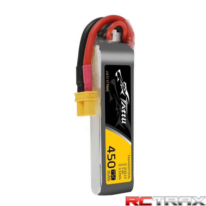 Akumulator Tattu 450mAh 7.4V 75C 2S1P Long XT30