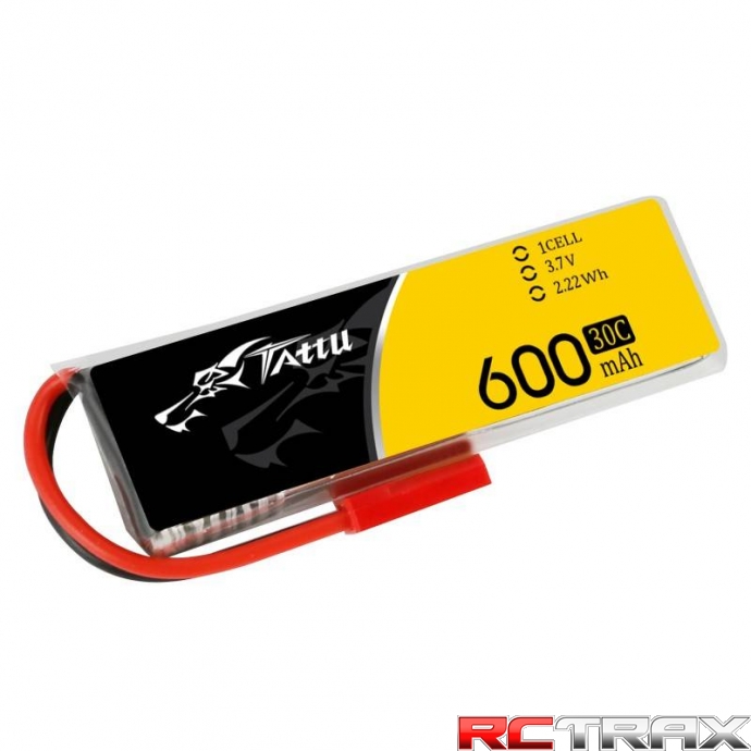Akumulator Tattu 600mAh 3,7V 30C 1S1P JST
