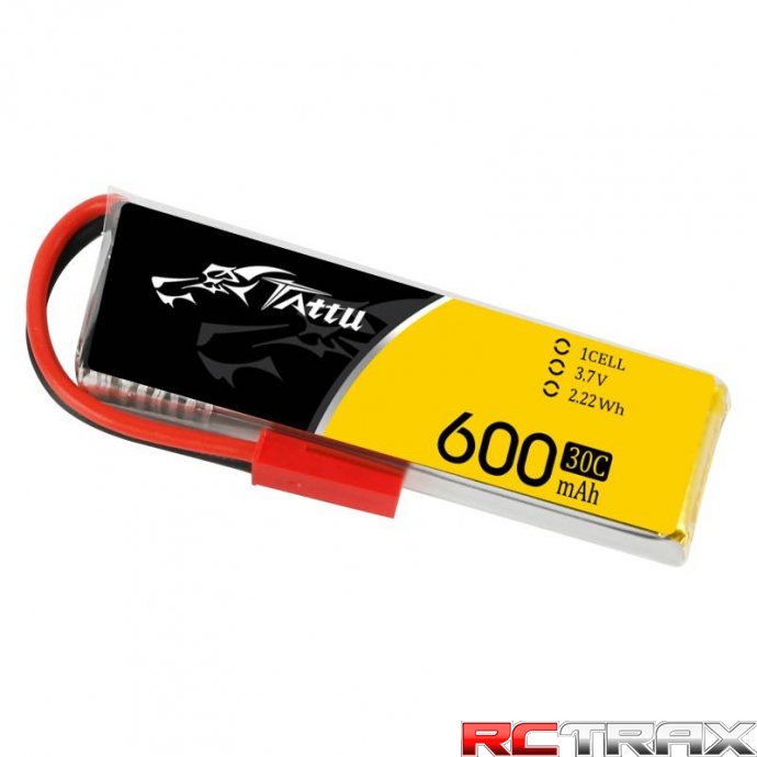 Akumulator Tattu 600mAh 3,7V 30C 1S1P JST
