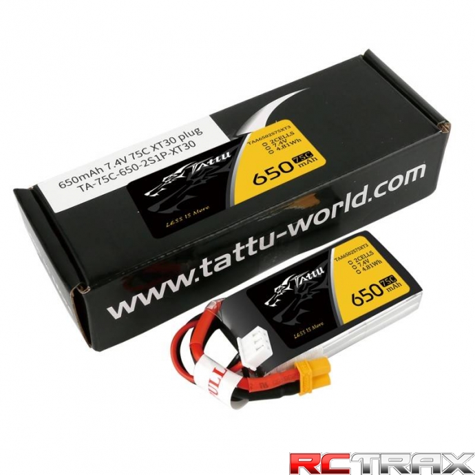 Akumulator Tattu 650mAh 7.4V 75C 2S1P