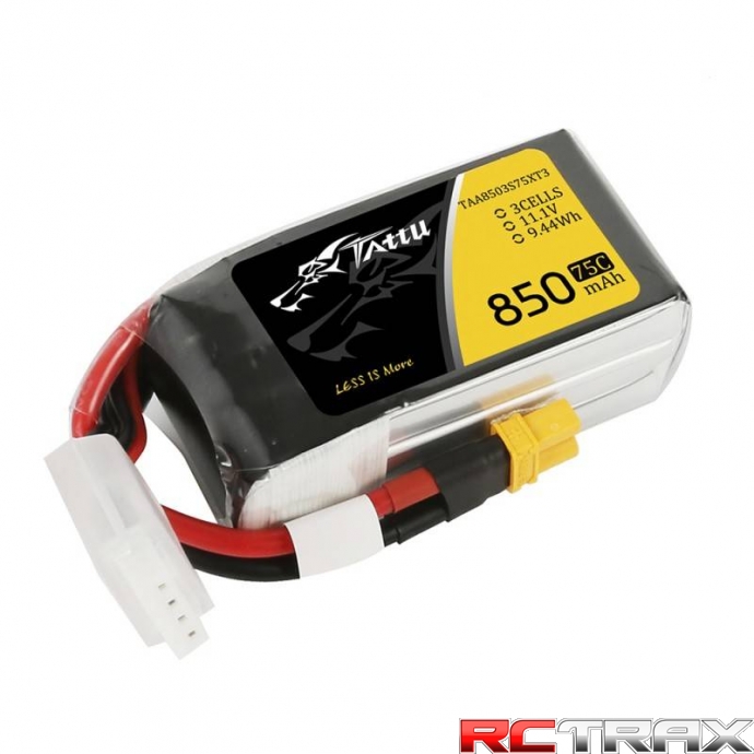 Akumulator Tattu 850mAh 11.1V 75C 3S1P Konektor XT30
