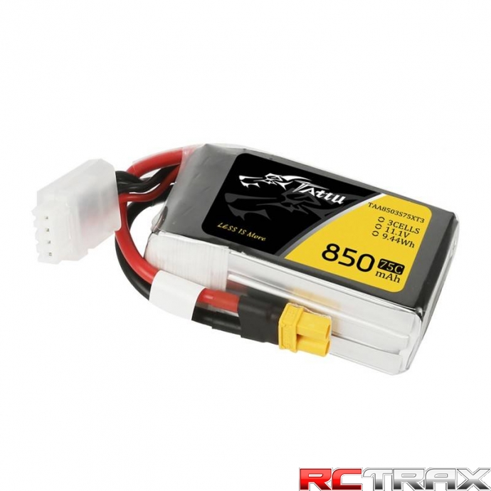 Akumulator Tattu 850mAh 11.1V 75C 3S1P Konektor XT30