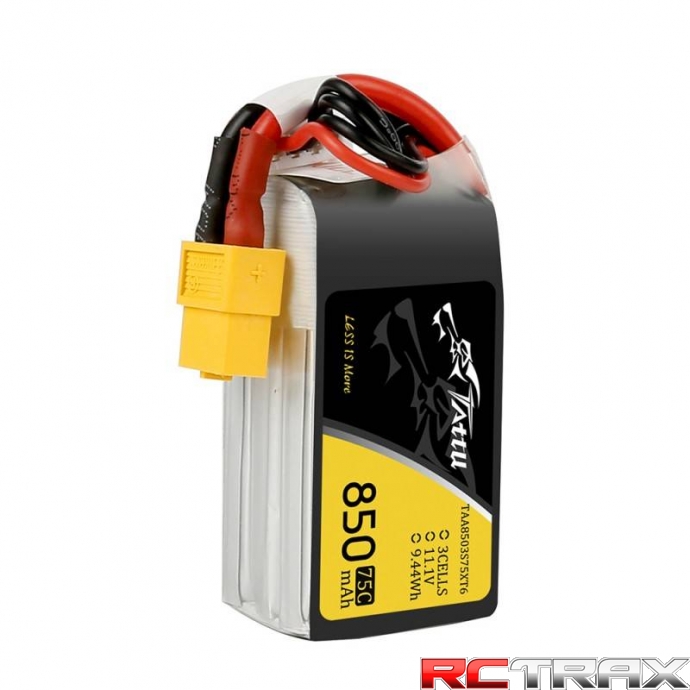 Akumulator Tattu 850mAh 11.1V 75C 3S1P Konektor XT60