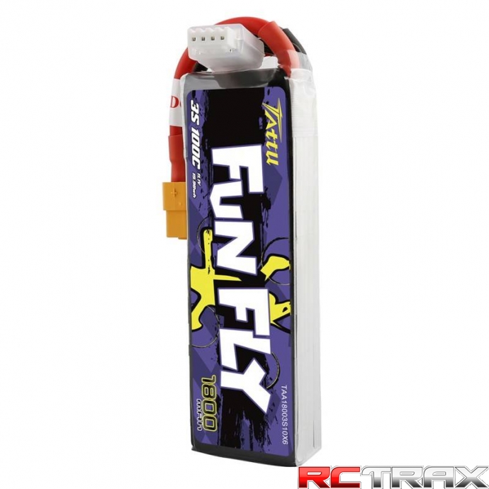 Akumulator Tattu Funfly 1800mAh 11,1V 100C 3S1P XT60