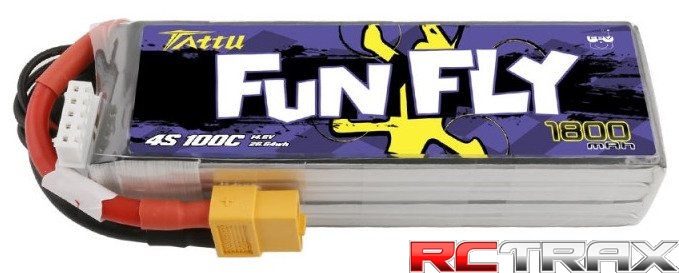 Akumulator Tattu Funfly 1800mAh 14,8V 100C 4S1P XT60