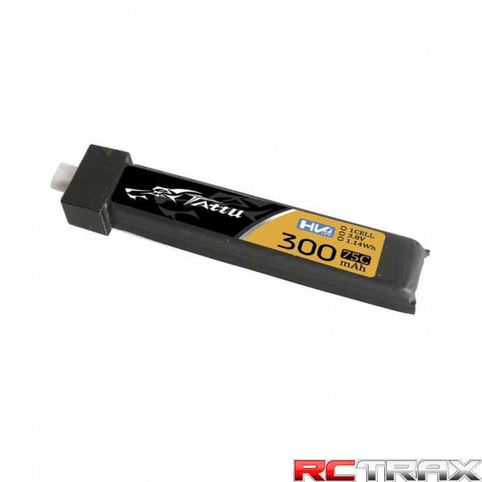 Akumulator Tattu LiPo 300mAh 3.8V 75C 1S1P HV BT2.0.5 (5pcs)