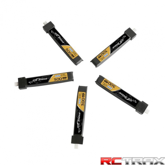Akumulator Tattu LiPo 300mAh 3.8V 75C 1S1P HV BT2.0.5 (5pcs)