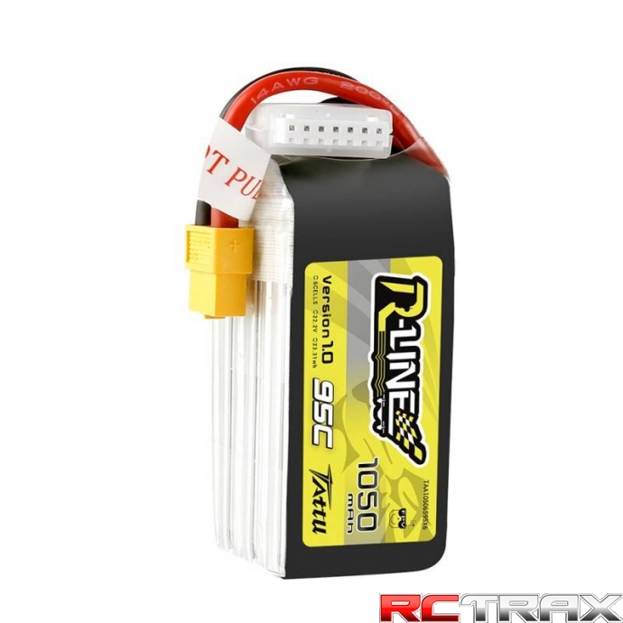 Akumulator Tattu R-Line 1050mAh 22.2V 95C 6S1P XT60