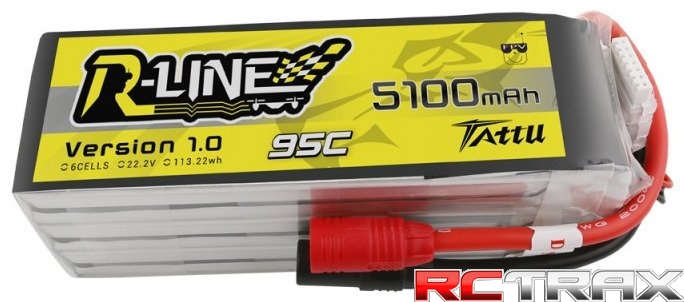 Akumulator Tattu R-Line 1300mAh 22,2V 95C 6S1P 