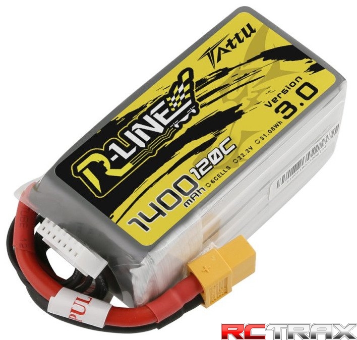 Akumulator Tattu R-Line 3.0 1400mAh 22.2V 120C 6S1P XT60