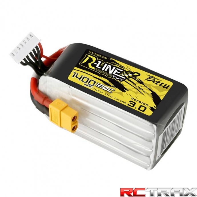 Akumulator Tattu R-Line 3.0 1400mAh 22.2V 120C 6S1P XT60