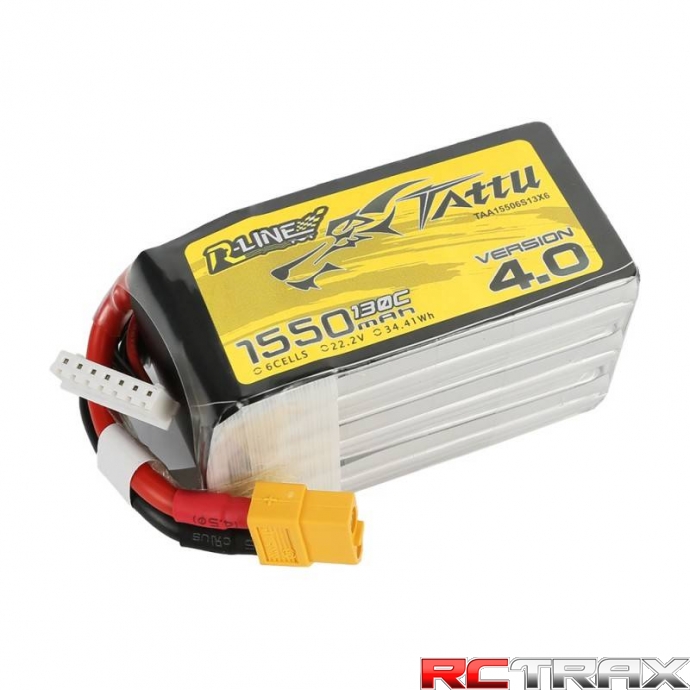 Akumulator Tattu R-Line 4.0 1550mAh 22.2V 130C 6S1P XT60