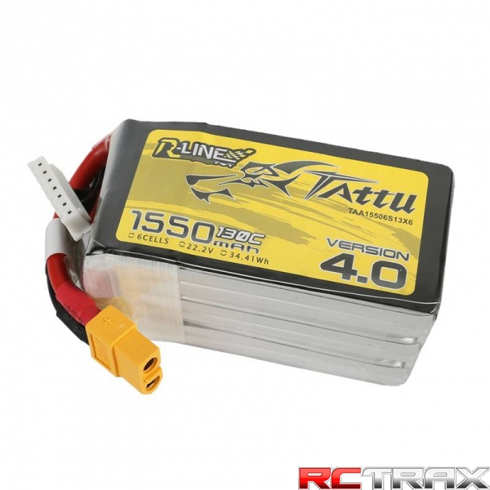 Akumulator Tattu R-Line 4.0 1550mAh 22.2V 130C 6S1P XT60
