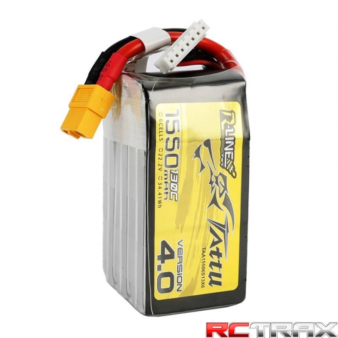 Akumulator Tattu R-Line 4.0 1550mAh 22.2V 130C 6S1P XT60