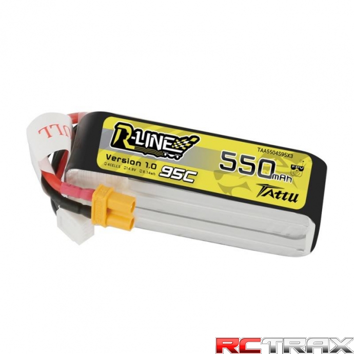 Akumulator Tattu R-Line 550mAh 14.8V 95C 4S1P