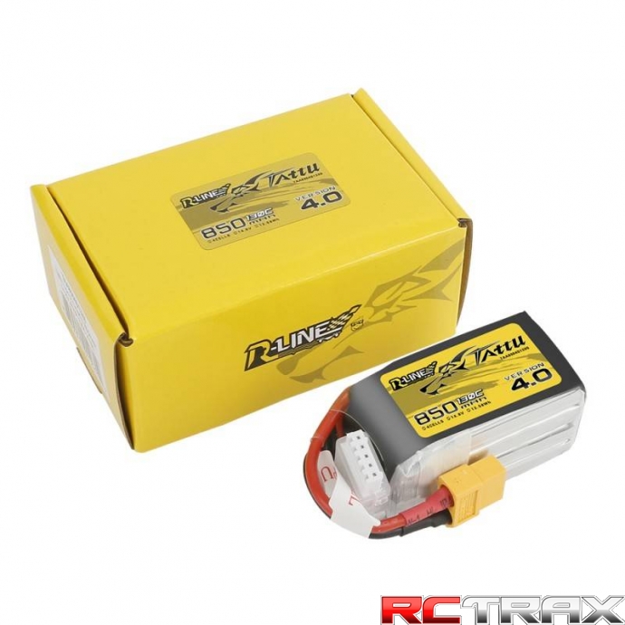 Akumulator Tattu R-Line 850mAh 14.8V 130C 4S1P XT60