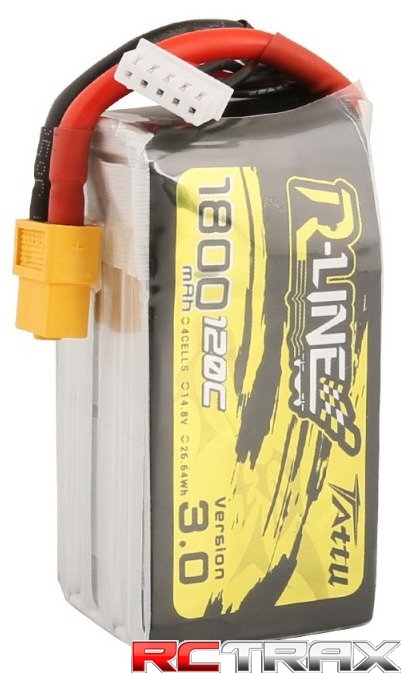 Akumulator Tattu R-Line Version 3.0 1800mAh 14,8V 120C 4S1P XT60