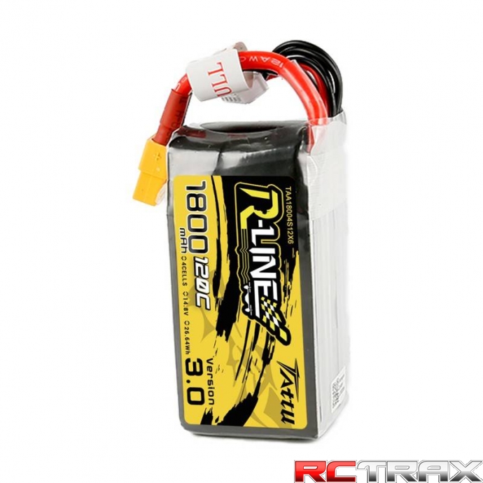 Akumulator Tattu R-Line Version 3.0 1800mAh 14,8V 120C 4S1P XT60