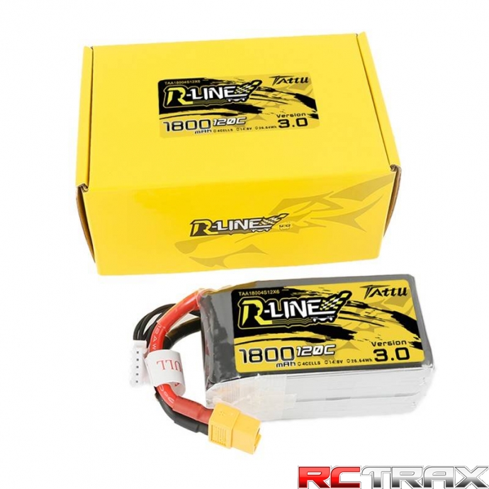 Akumulator Tattu R-Line Version 3.0 1800mAh 14,8V 120C 4S1P XT60