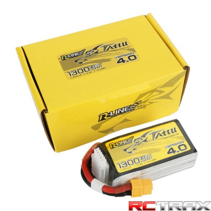 Akumulator Tattu R-Line Version 4.0 1300mAh 14,8V 130C 4S1P XT60