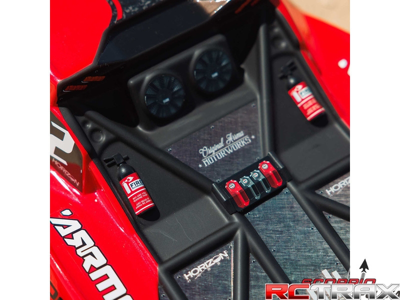 Arrma Fury Mega 550 2WD 1:10 Smart RTR czerwony