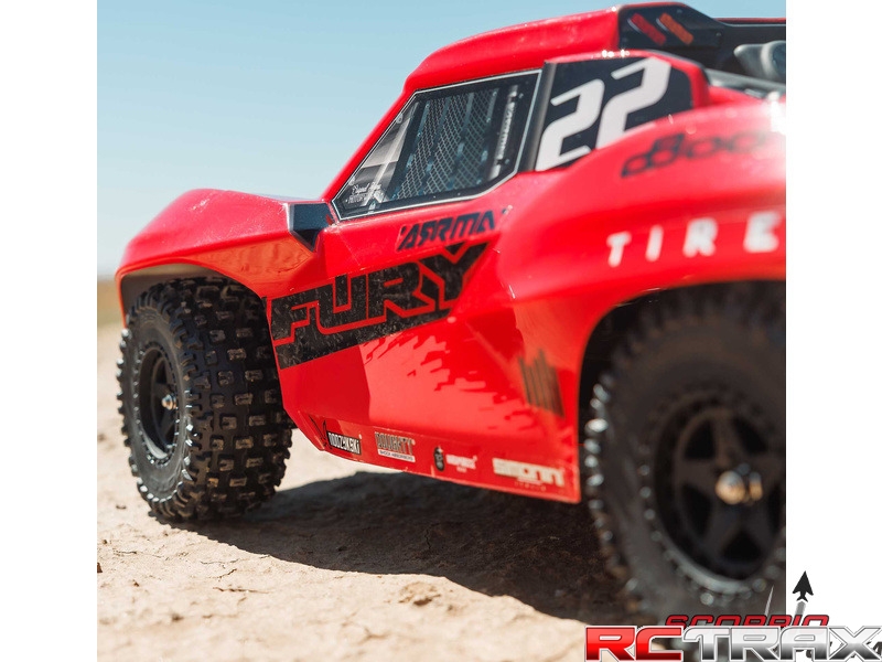 Arrma Fury Mega 550 2WD 1:10 Smart RTR czerwony