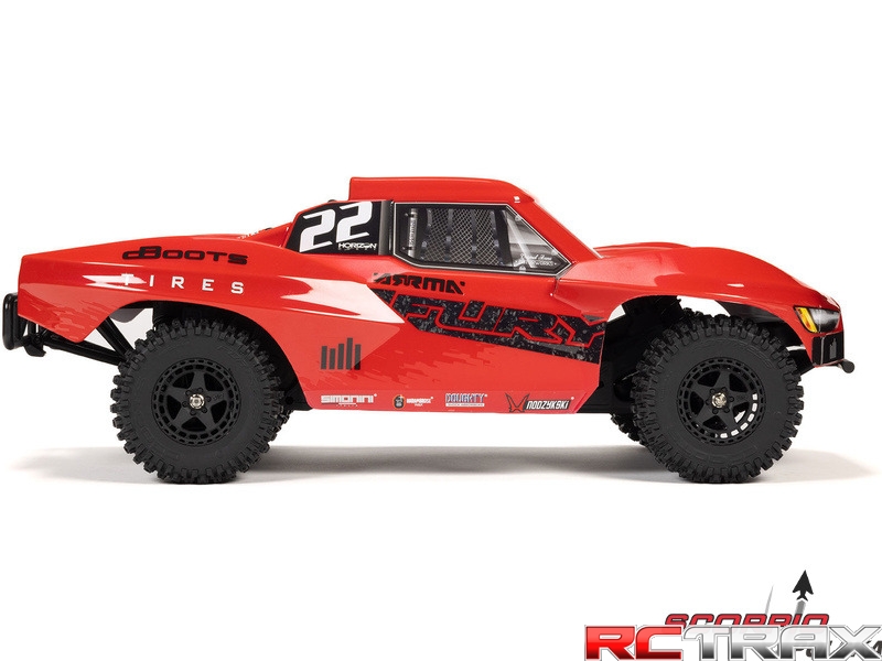 Arrma Fury Mega 550 2WD 1:10 Smart RTR czerwony