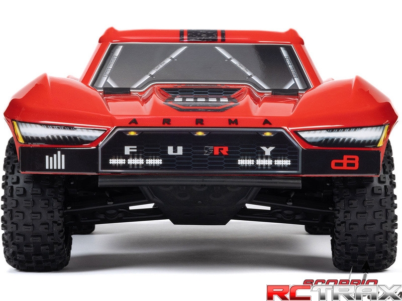Arrma Fury Mega 550 2WD 1:10 Smart RTR czerwony