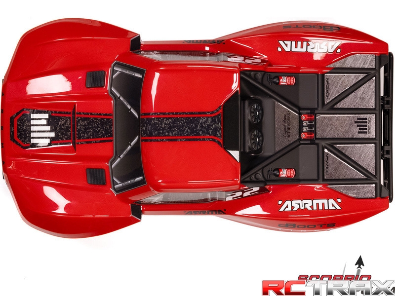 Arrma Fury Mega 550 2WD 1:10 Smart RTR czerwony