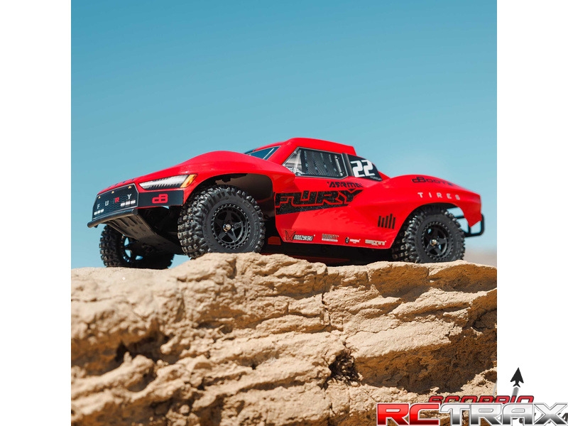 Arrma Fury Mega 550 2WD 1:10 Smart RTR czerwony