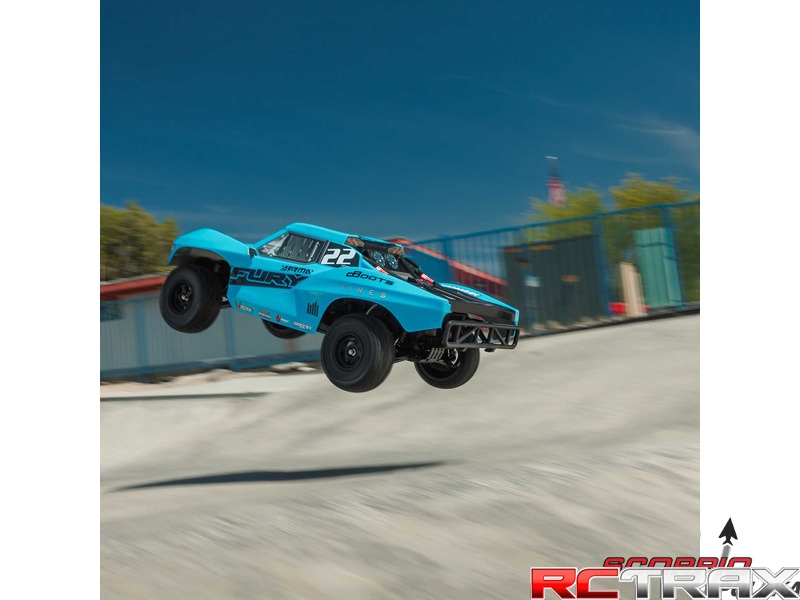 Arrma Fury Mega 550 2WD 1:10 Smart RTR niebieski