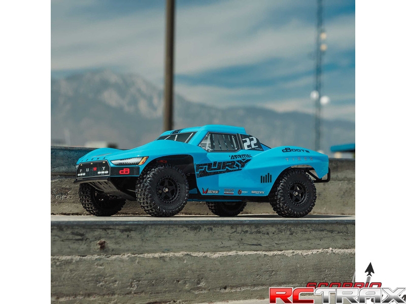 Arrma Fury Mega 550 2WD 1:10 Smart RTR niebieski