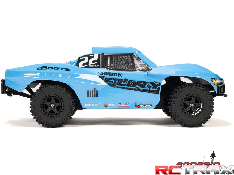 Arrma Fury Mega 550 2WD 1:10 Smart RTR niebieski