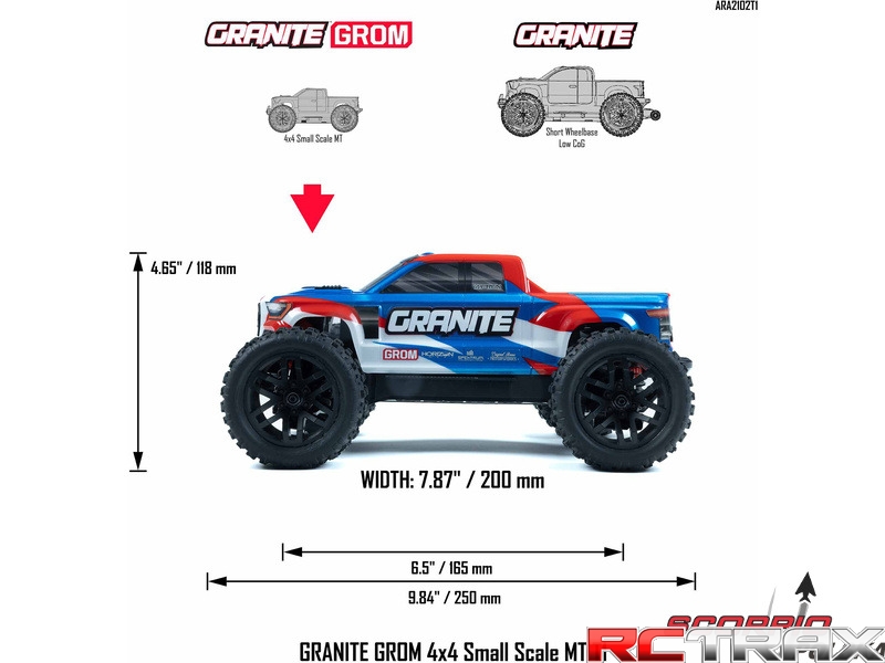 GRANITE GROM ARRMA 1:18 4WD Smart RTR