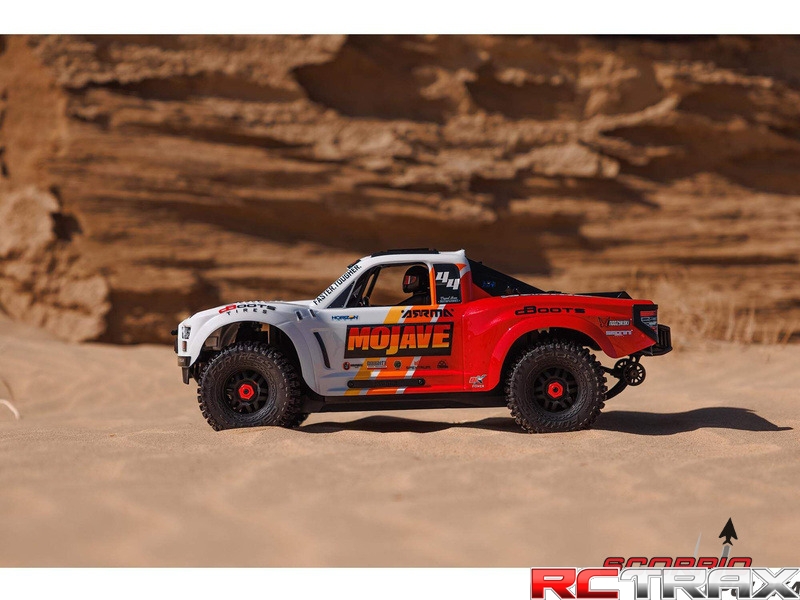 Arrma Mojave 4S BLX 1:8 RTR biało/czerwony