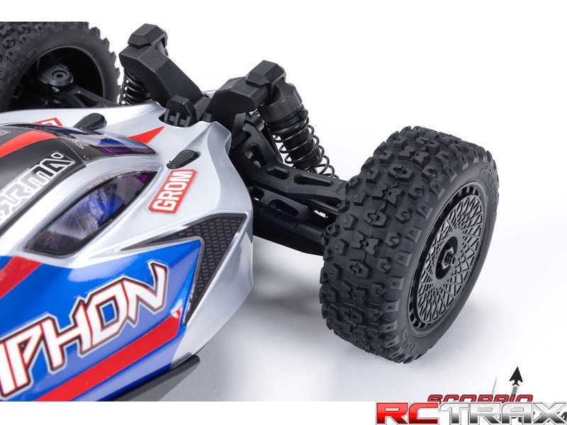 Arrma Typhon Grom 1:18 4WD Smart RTR czerwony/biały