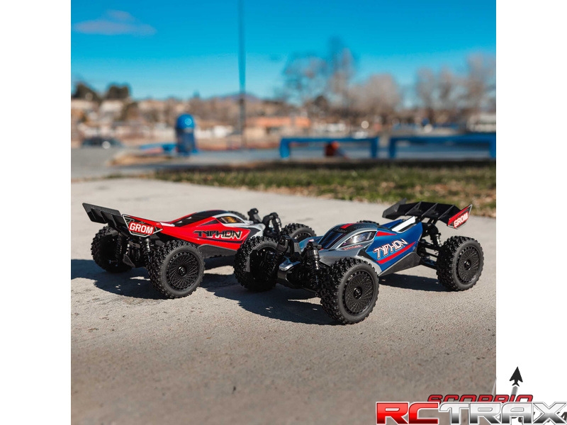 Arrma Typhon Grom 1:18 4WD Smart RTR czerwony/biały