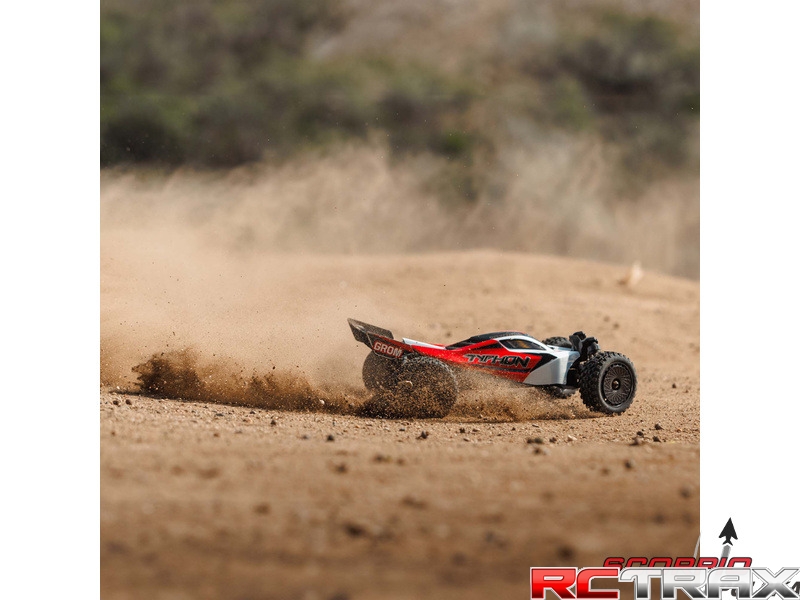 Arrma Typhon Grom 1:18 4WD Smart RTR czerwony/biały