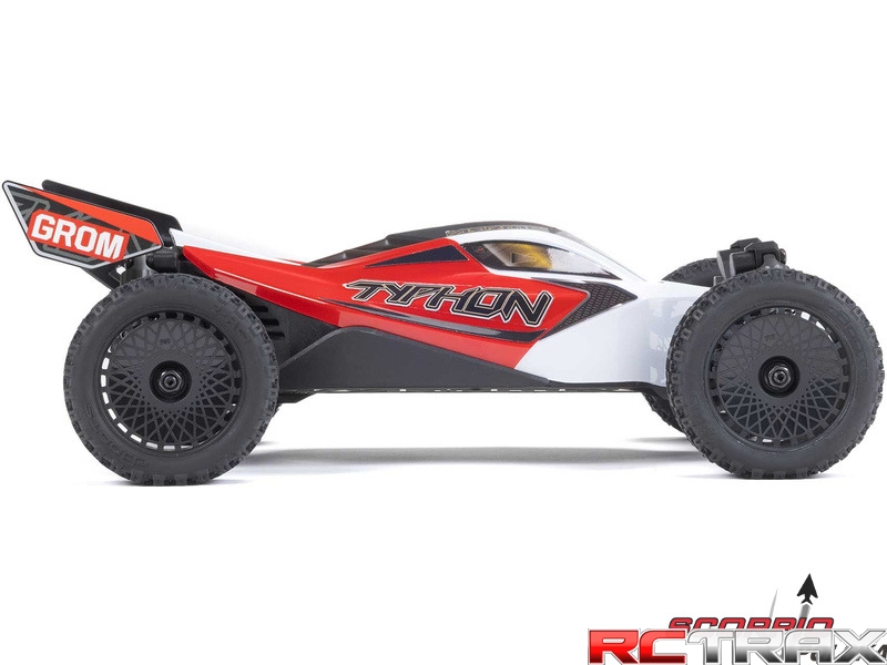 Arrma Typhon Grom 1:18 4WD Smart RTR czerwony/biały
