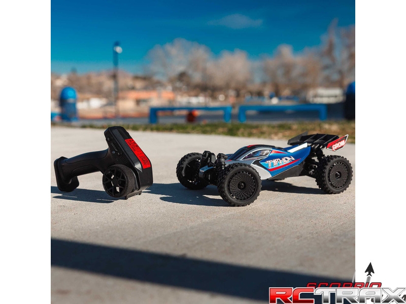 Arrma Typhon Grom 1:18 4WD Smart RTR niebieski/srebrny