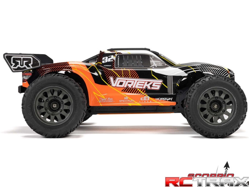 Arrma Vorteks Mega 550 2WD 1:10 Smart RTR pomarańczowy