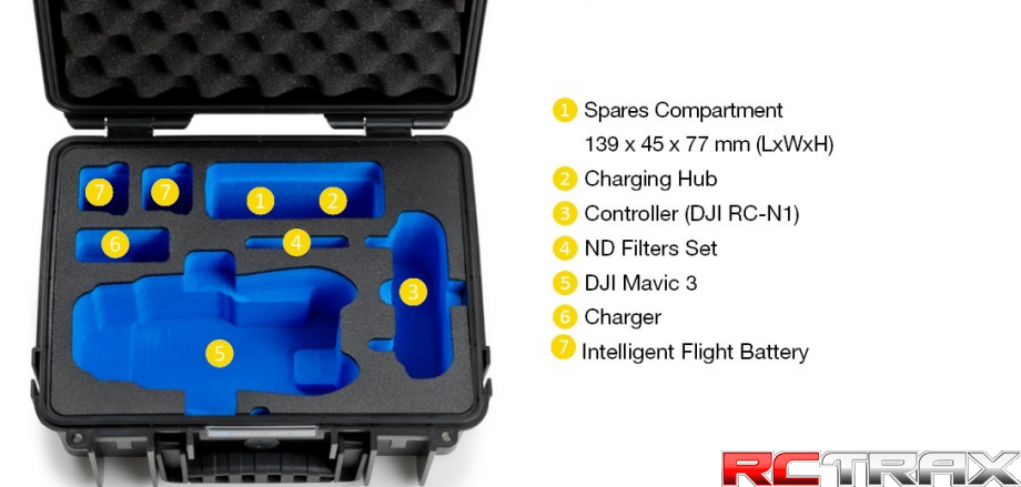 B&W Case type 3000 for DJI Mavic 3 orange