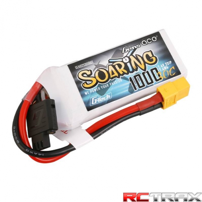 1000mAh 7,4V 30C Gens Ace G-Tech Soaring 2S1P XT60