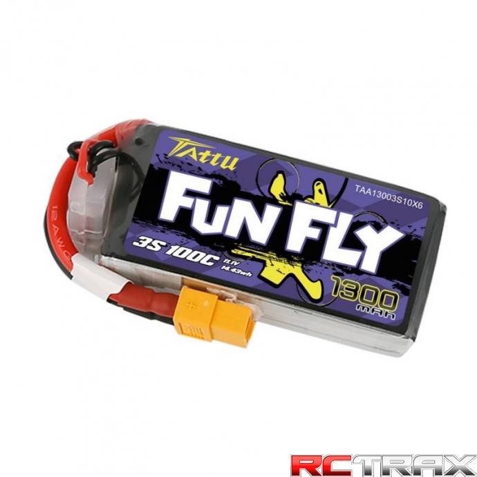 1300mAh 11,1V 100C Tattu Funfly 3S1P