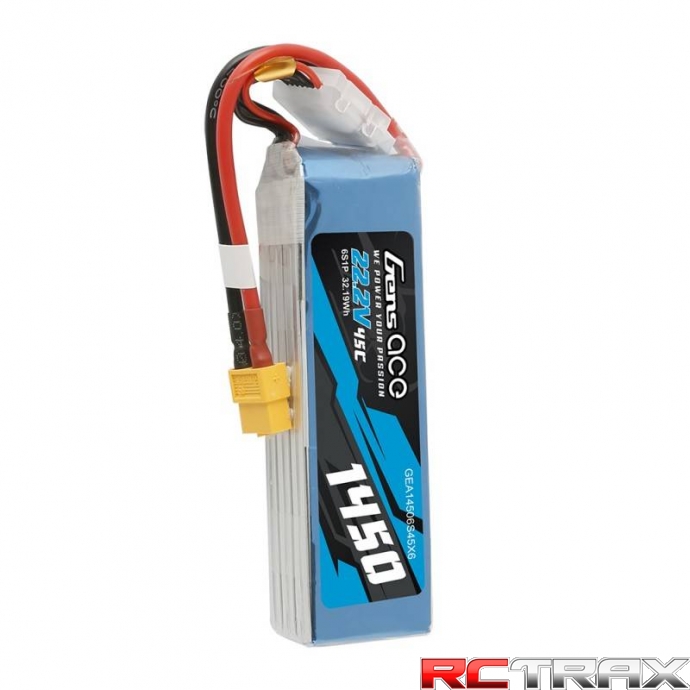Battery Gens Ace 1450mAh 22.2V 45C 6S1P
