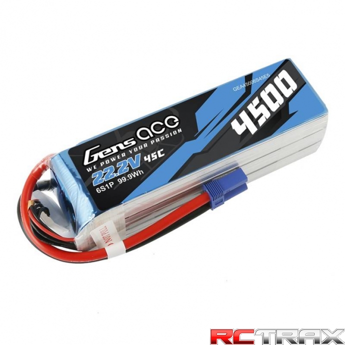 Battery Gens Ace 4500mAh 22.2V 45C 6S1P