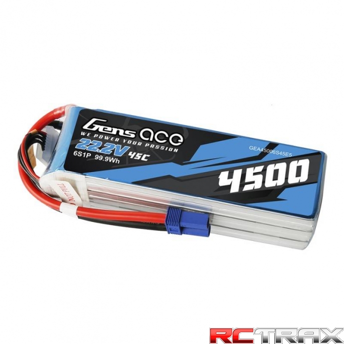 Battery Gens Ace 4500mAh 22.2V 45C 6S1P